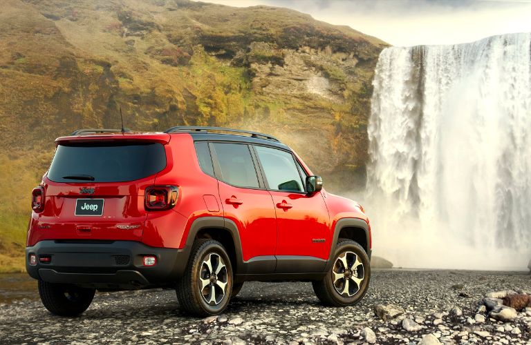 Rear Quarter View of the 2020 Jeep Renegade