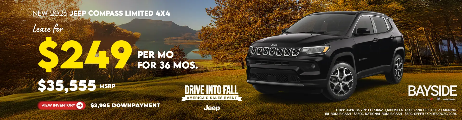 NEW 2026 JEEP COMPASS LIMITED 4X4