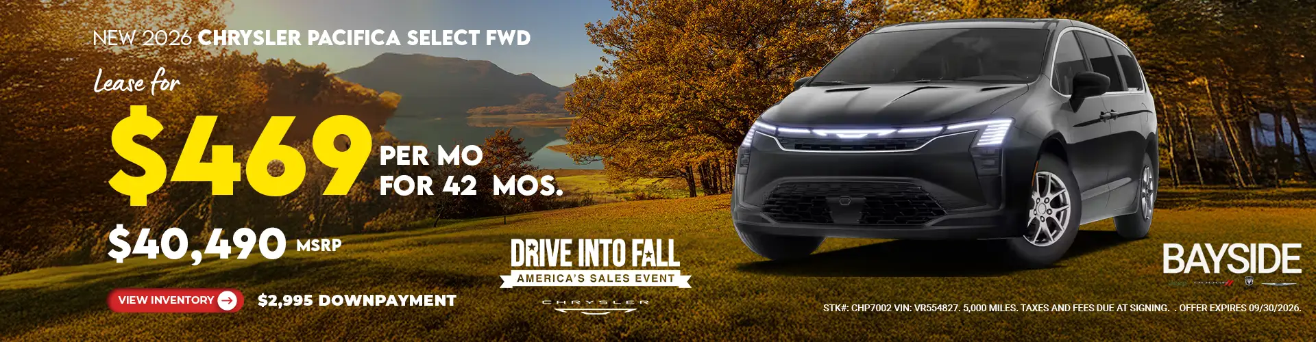 NEW 2026 CHRYSLER PACIFICA SELECT FWD