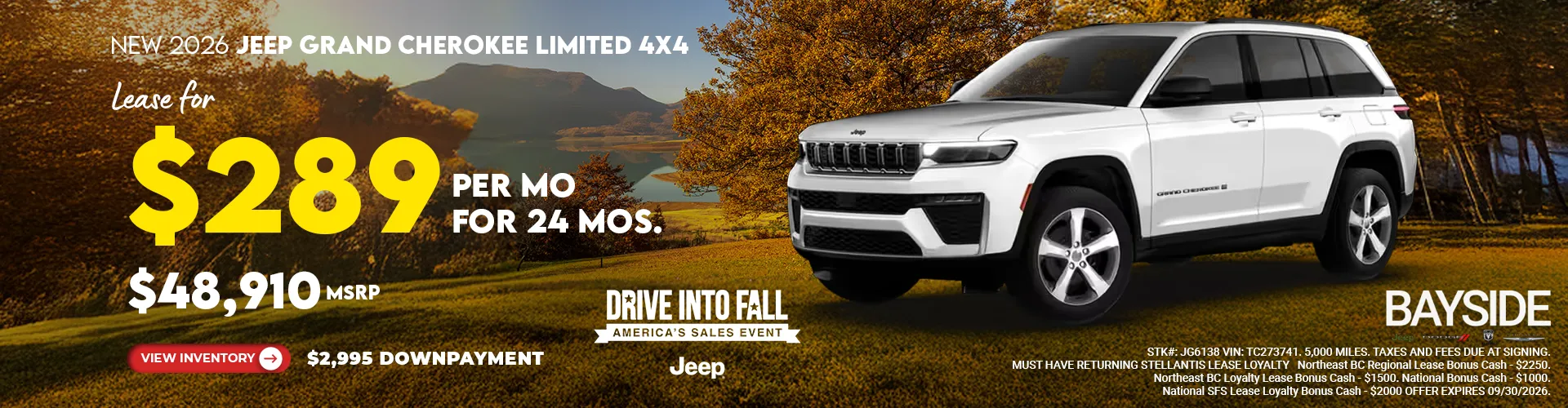 NEW 2026 JEEP GRAND CHEROKEE LIMITED 4X4