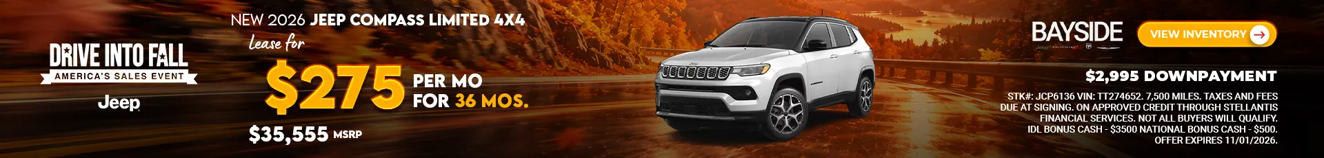 2026 JEEP COMPASS LIMITED 4X4